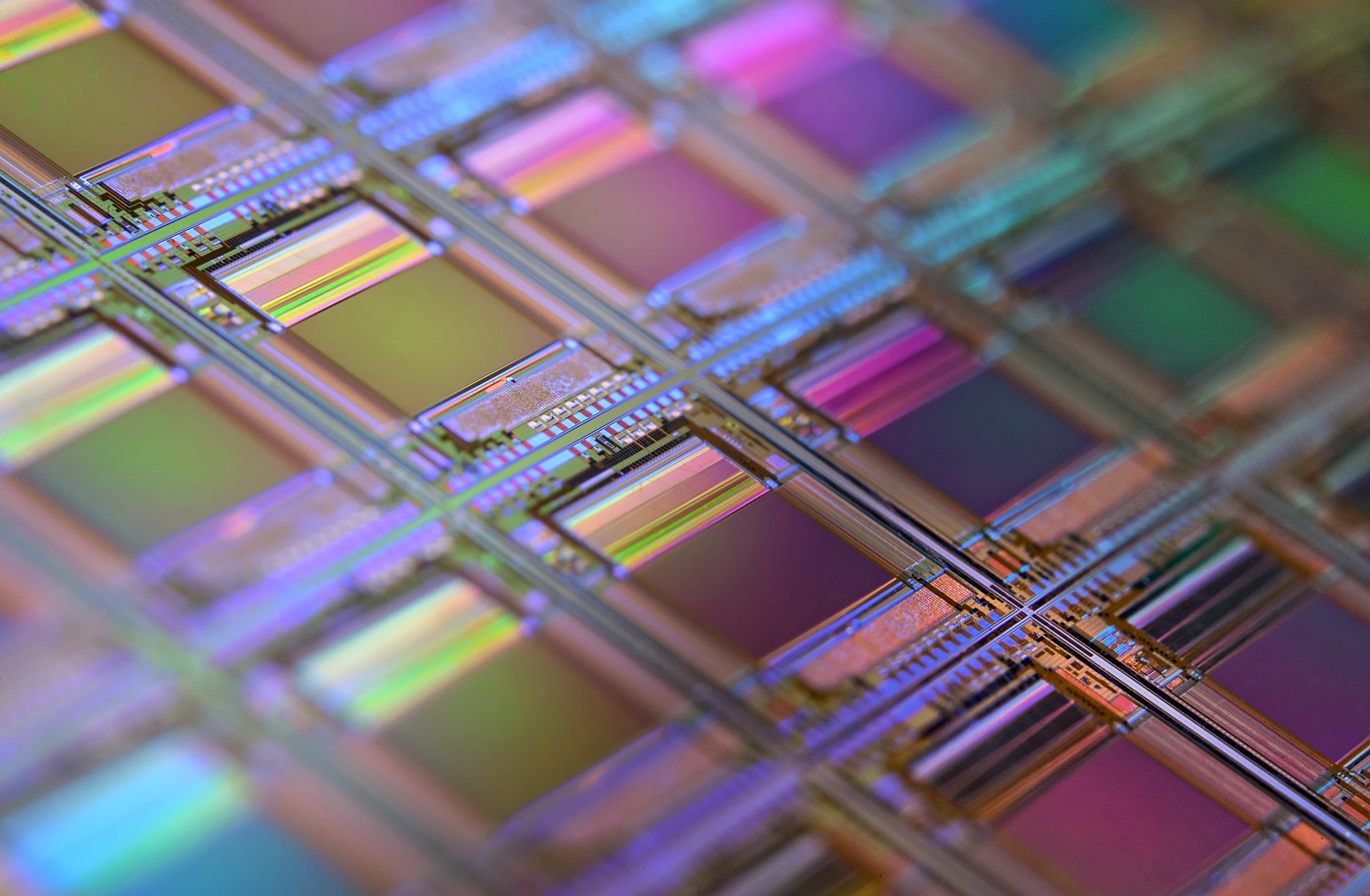 Microstructure of a semiconductor die